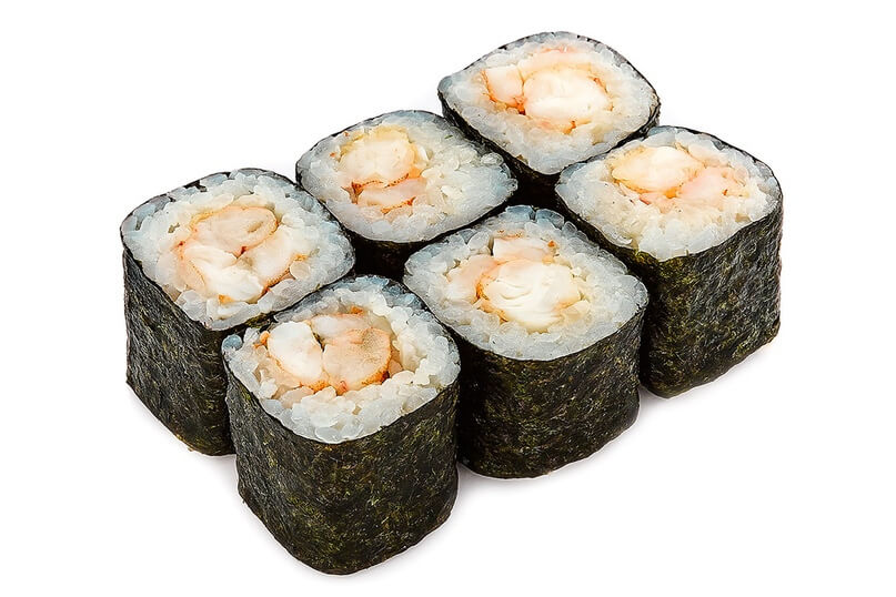 Маки с креветкой