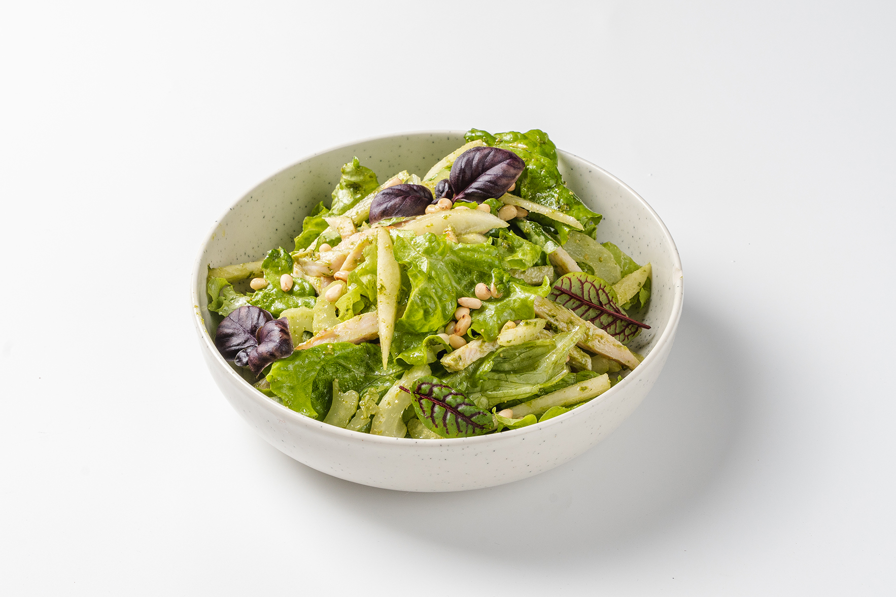 С куриным филе и грушей