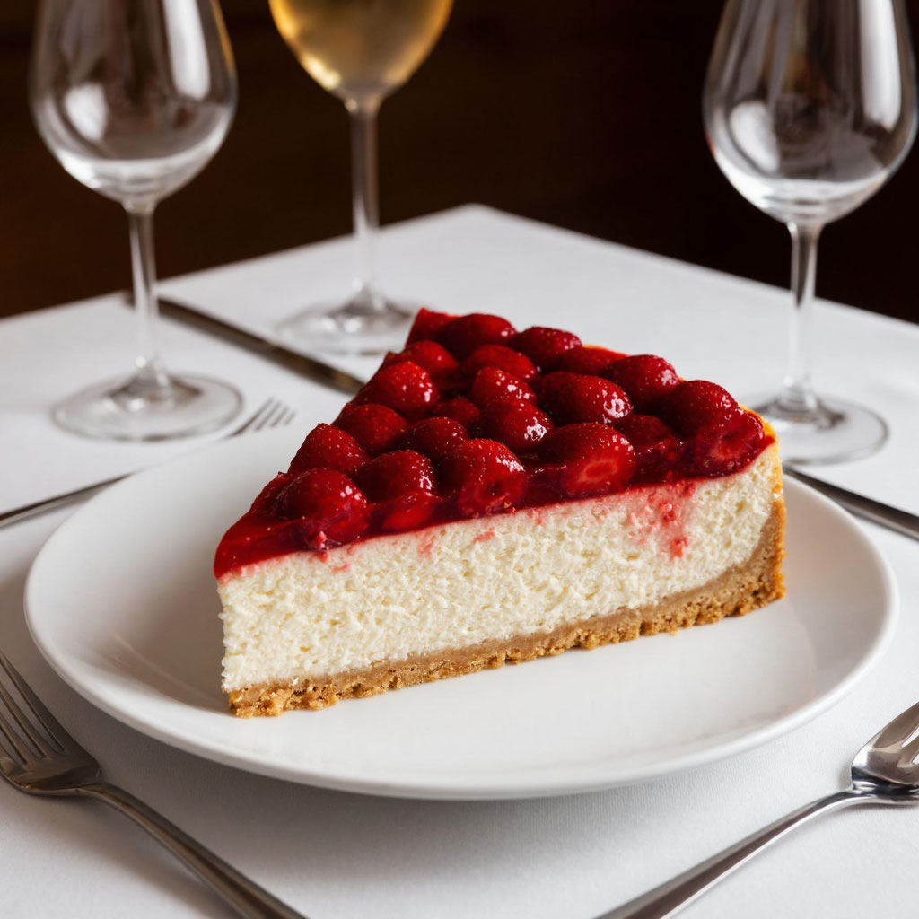 Клубничный чизкейк