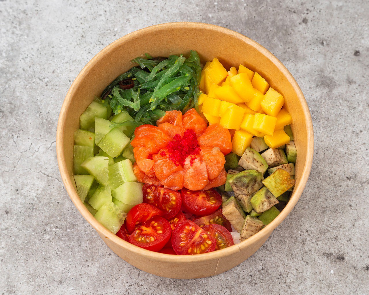 Поке с лососем