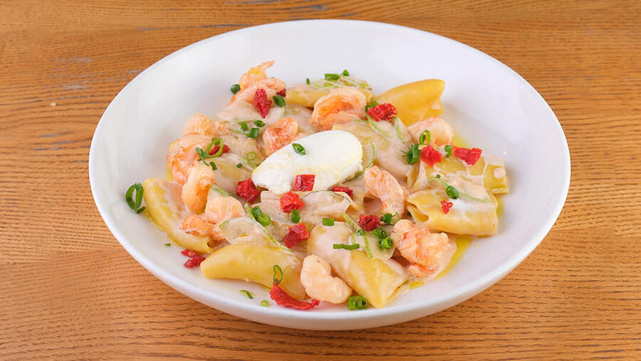 Тубини с креветками