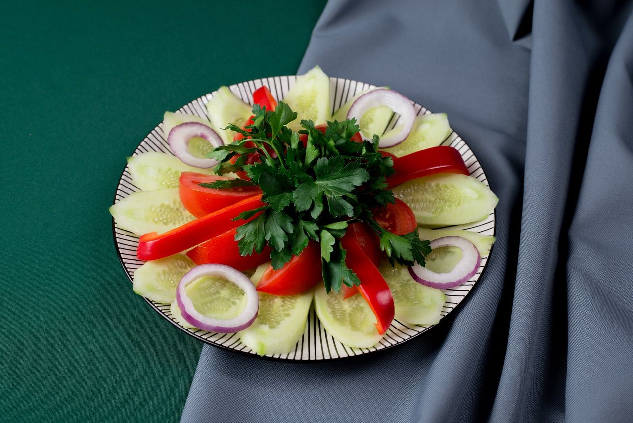 Овощи с зеленью