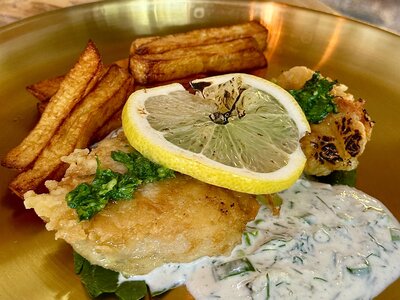 Домашний фиш и чипс