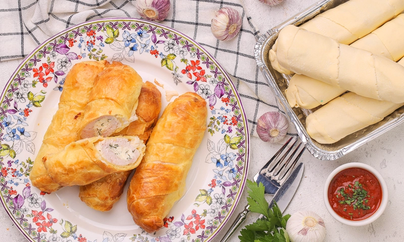 Куриный рулет со слив. сыром (заморозка)