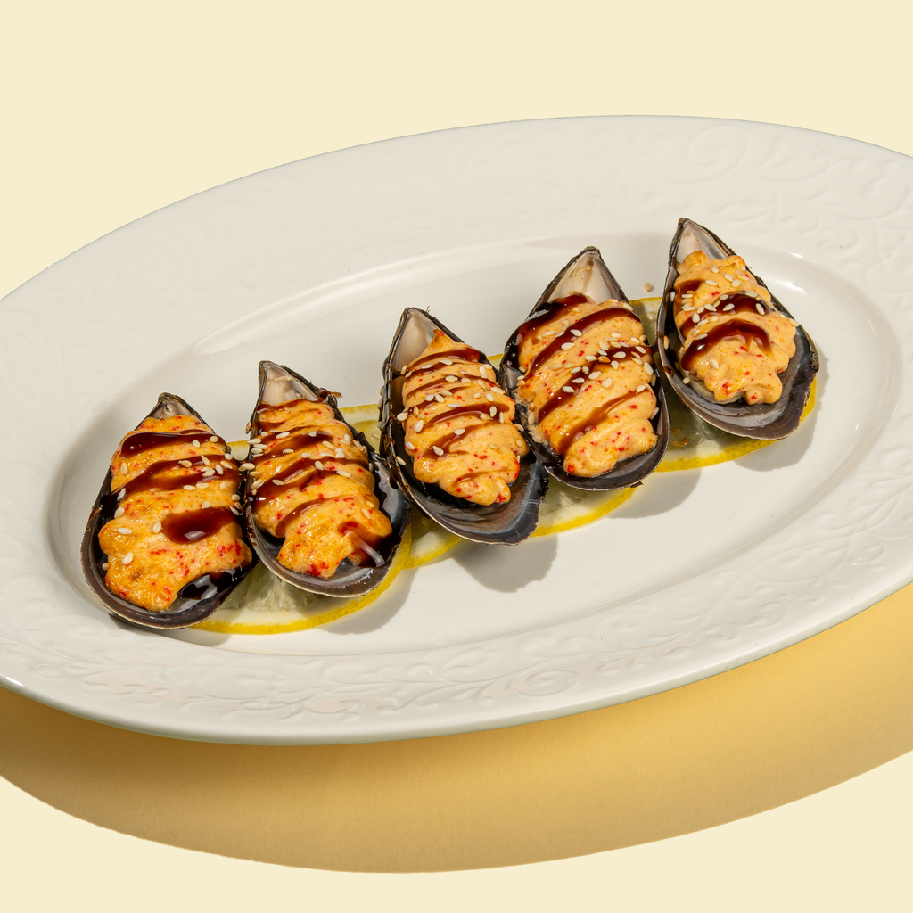 Мидии Гигант в остром соусе