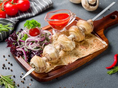 Шашлык грибной