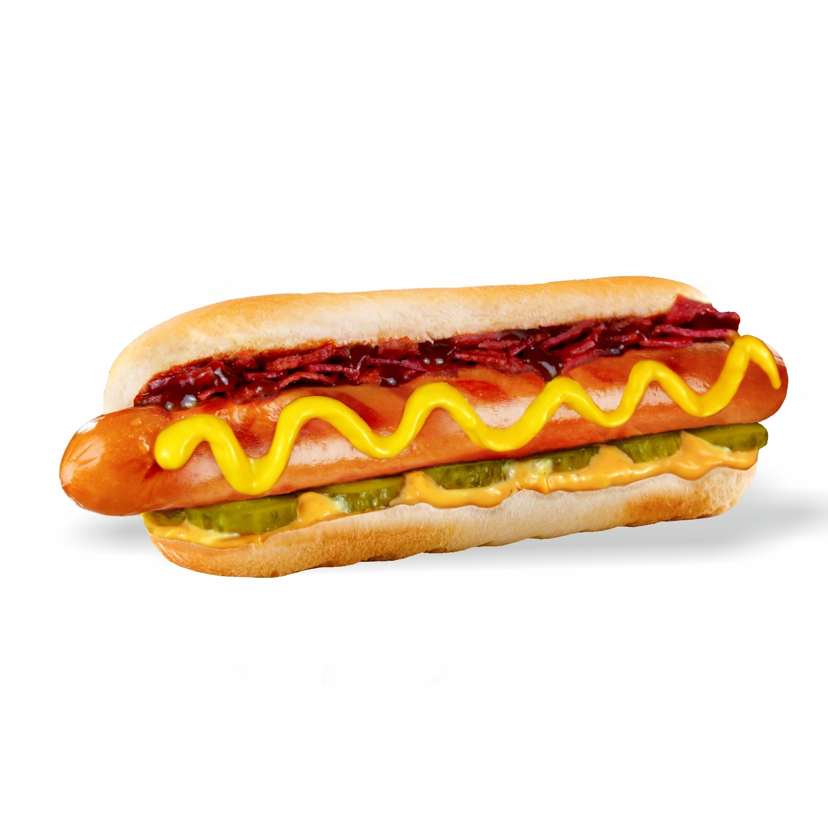 Хот-дог с пепперони