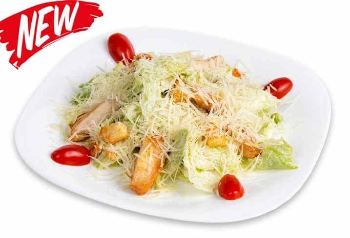 Салат цезарь с курицей
