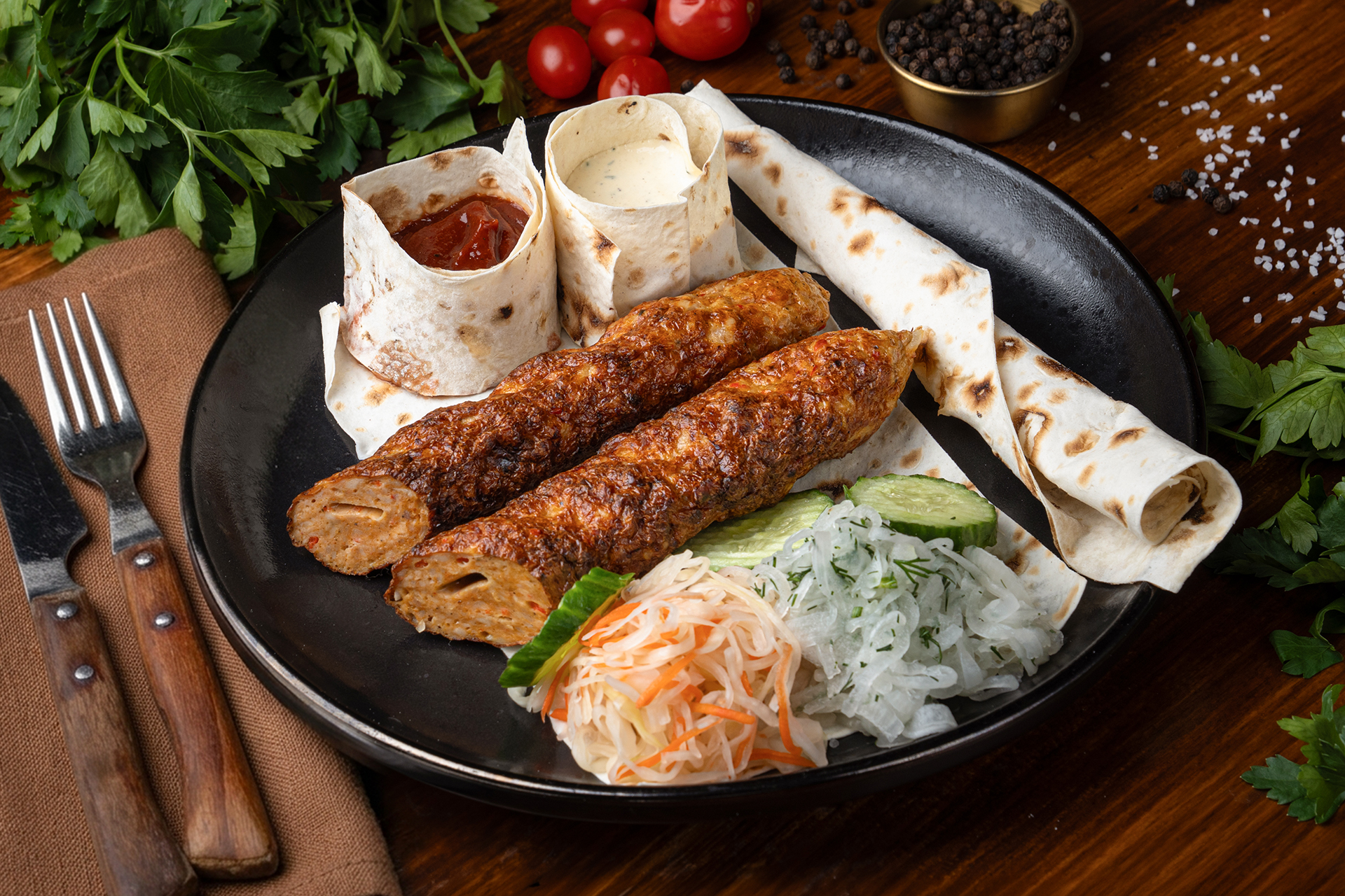 Люля-кебаб из курицы