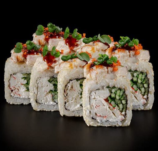 Запеченные роллы с Курицей
