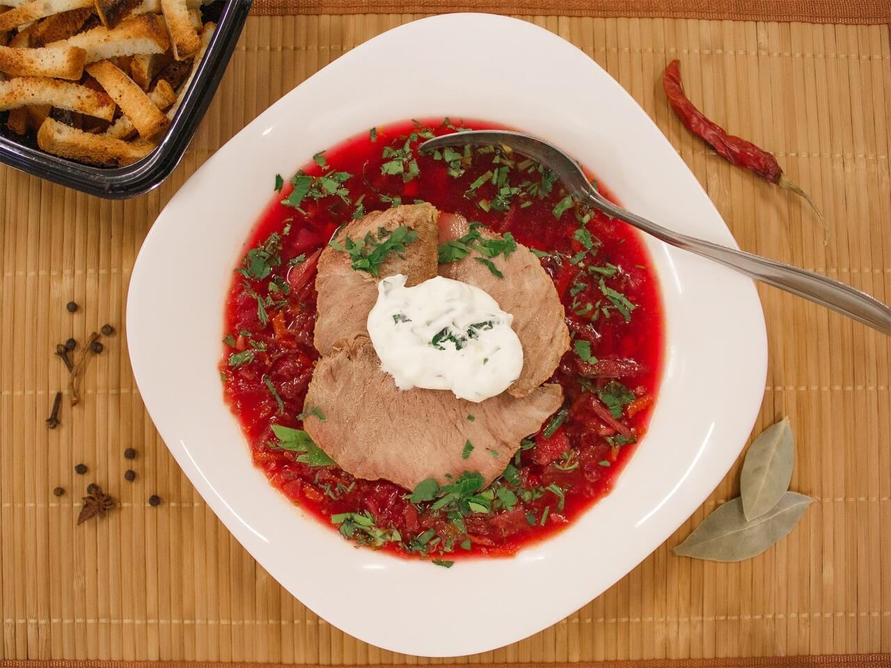 Борщ "Купеческий"