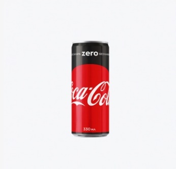 Кока-кола Zero ж/б 0,33л