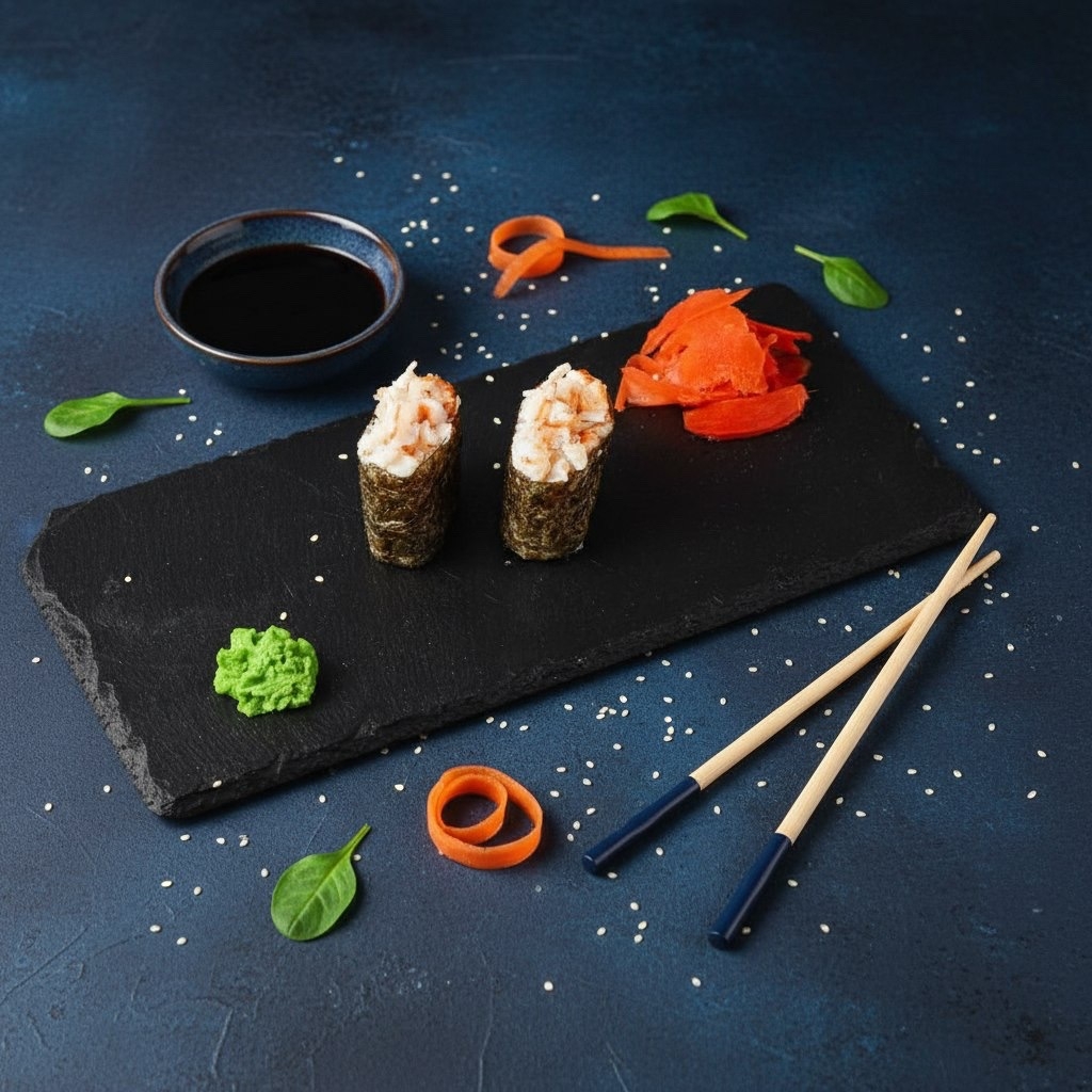 Гункан с креветкой