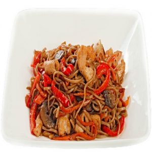 Соба лапша с тикен(курицей)