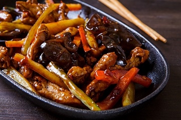 Свинина в чесночно-соевом соусе