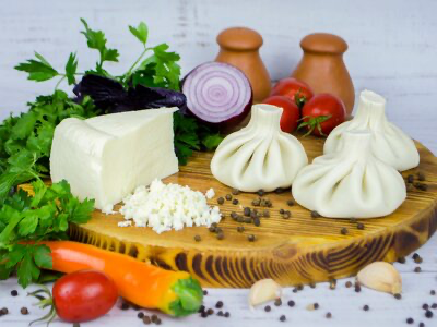 Хинкали с сыром