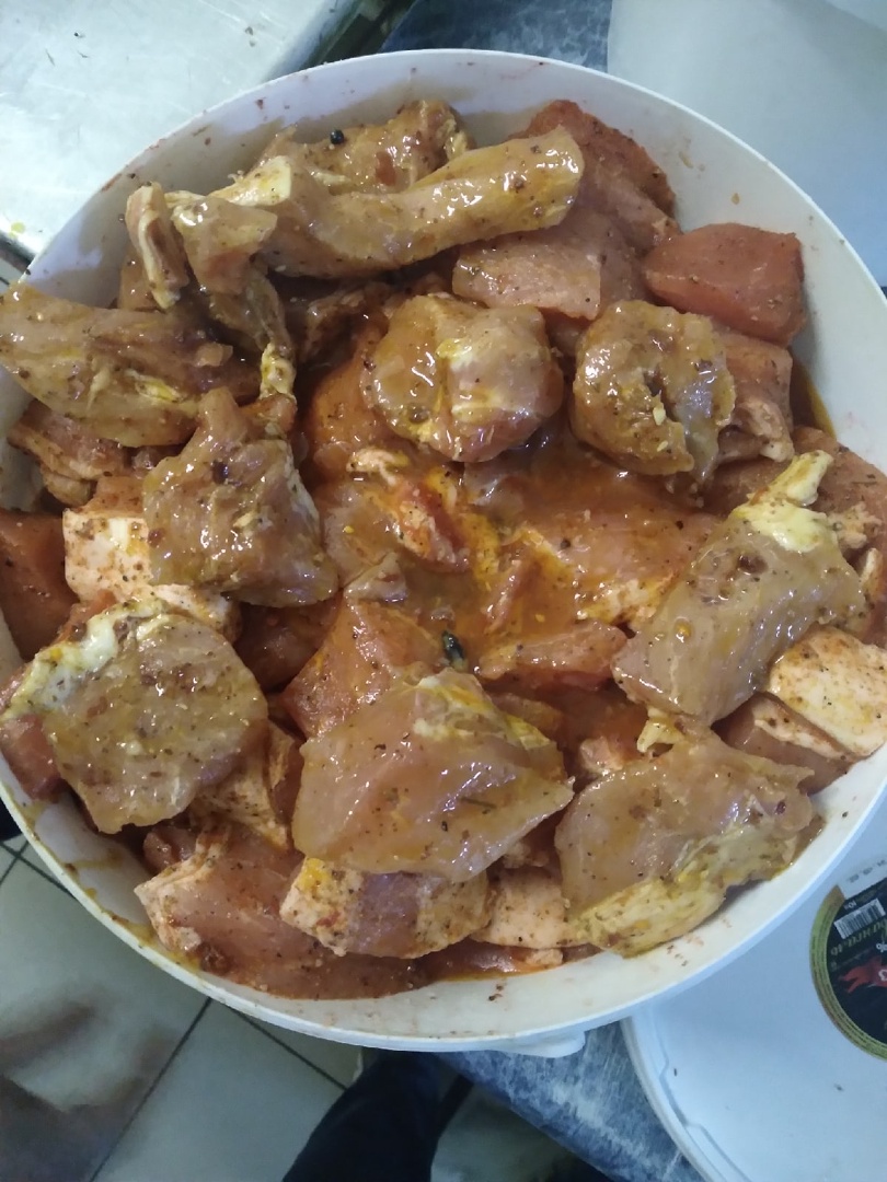 Шашлык из мяса свинины