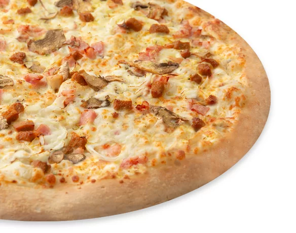 Крем-чиз с грибами 30 см (тонкое тесто)