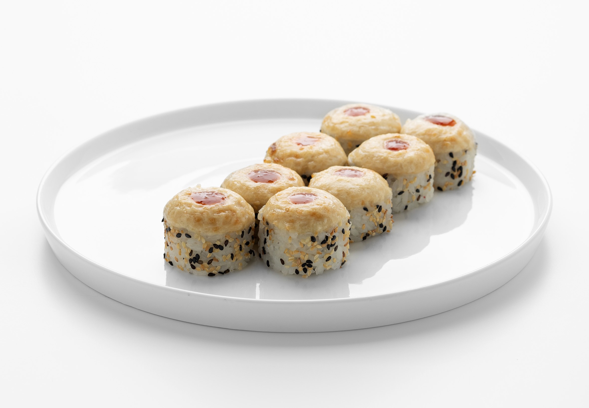 Теплый ролл с нежной курочкой