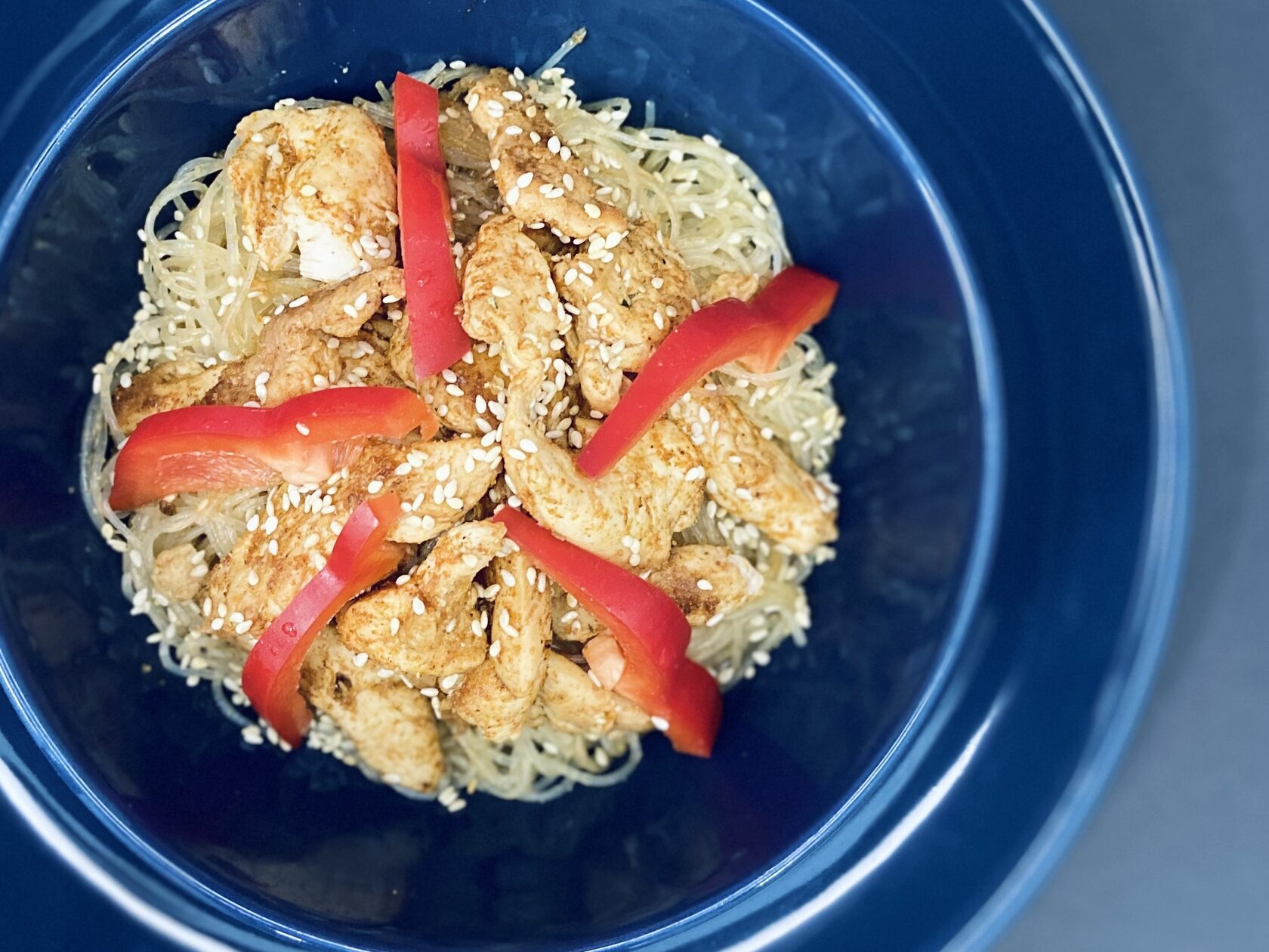 Фунчоза с курицей