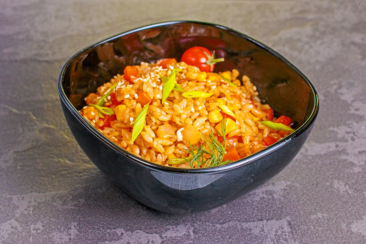 Тяхан с овощами