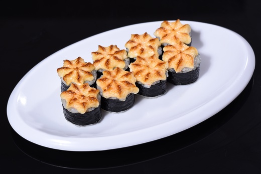 Запеченные хосомаки с курицей