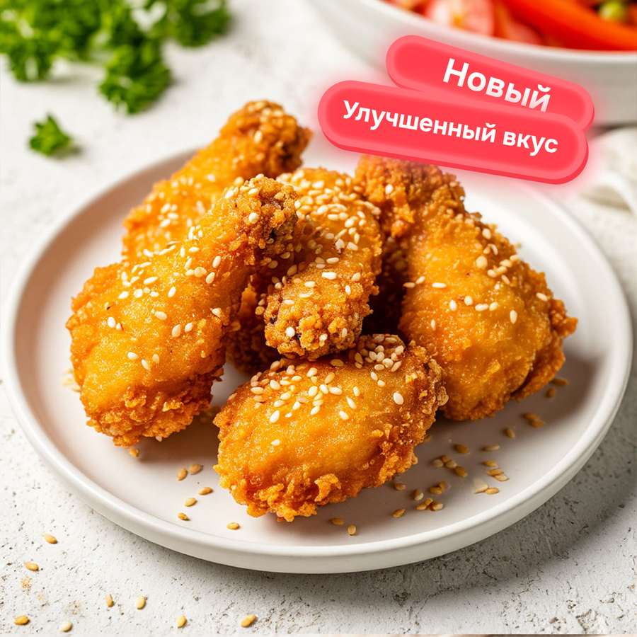 Острые куриные крылышки с соусом "Кимчи" и сладкий "Чили"