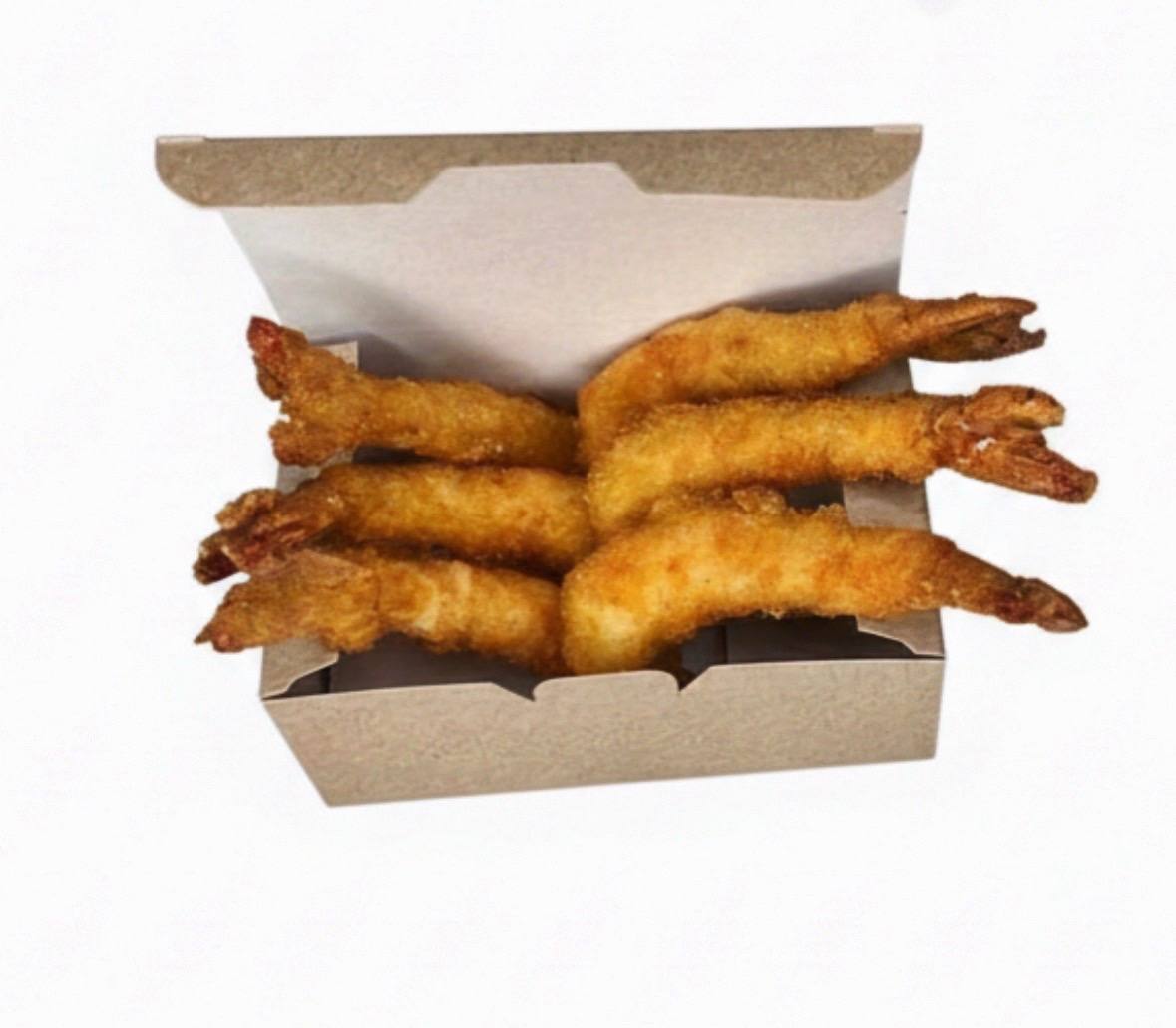 Тигровые креветки в кляре