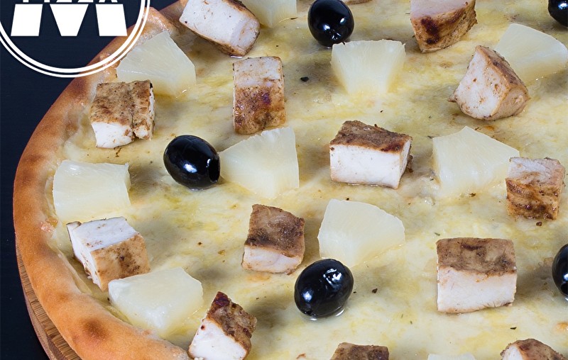 МПицца КУРИЦА С АНАНАСАМИ (Рим) 28 см