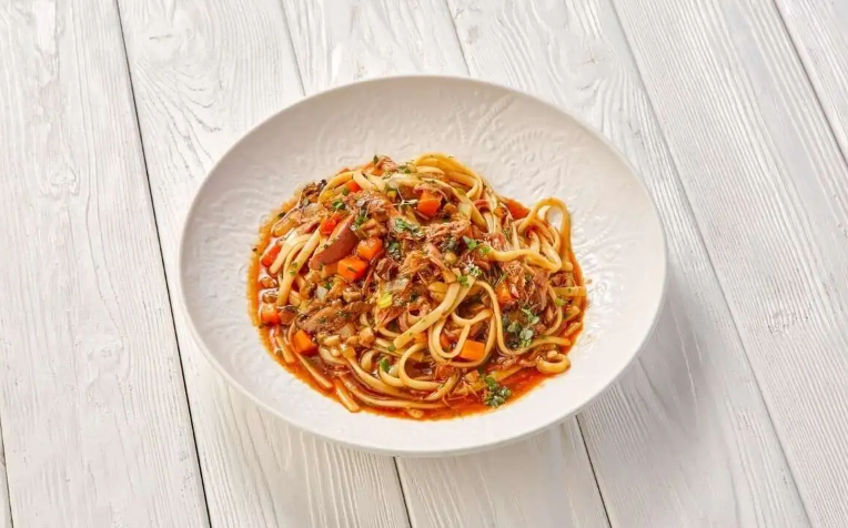 Лингвини с уткой