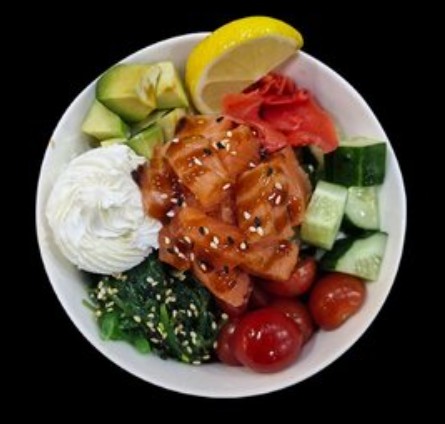 Поке с лососем