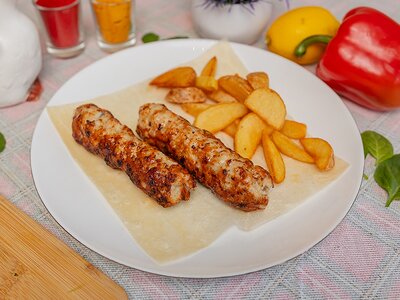 Люля Куриный с картофелем по-деревенски