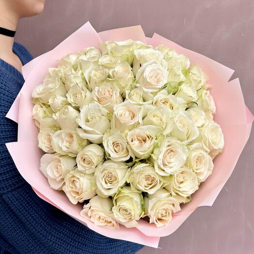 51 белая роза