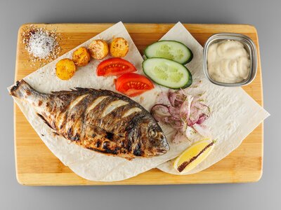 Дорадо на углях