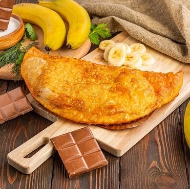 Чебурек Банан Шоколад