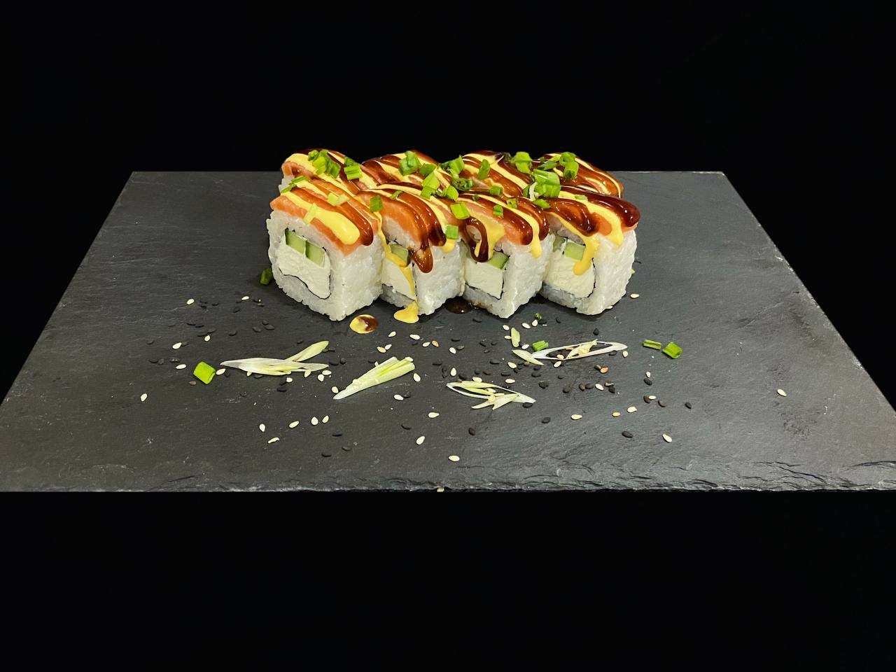 Ролл Прайм с лососем терияки