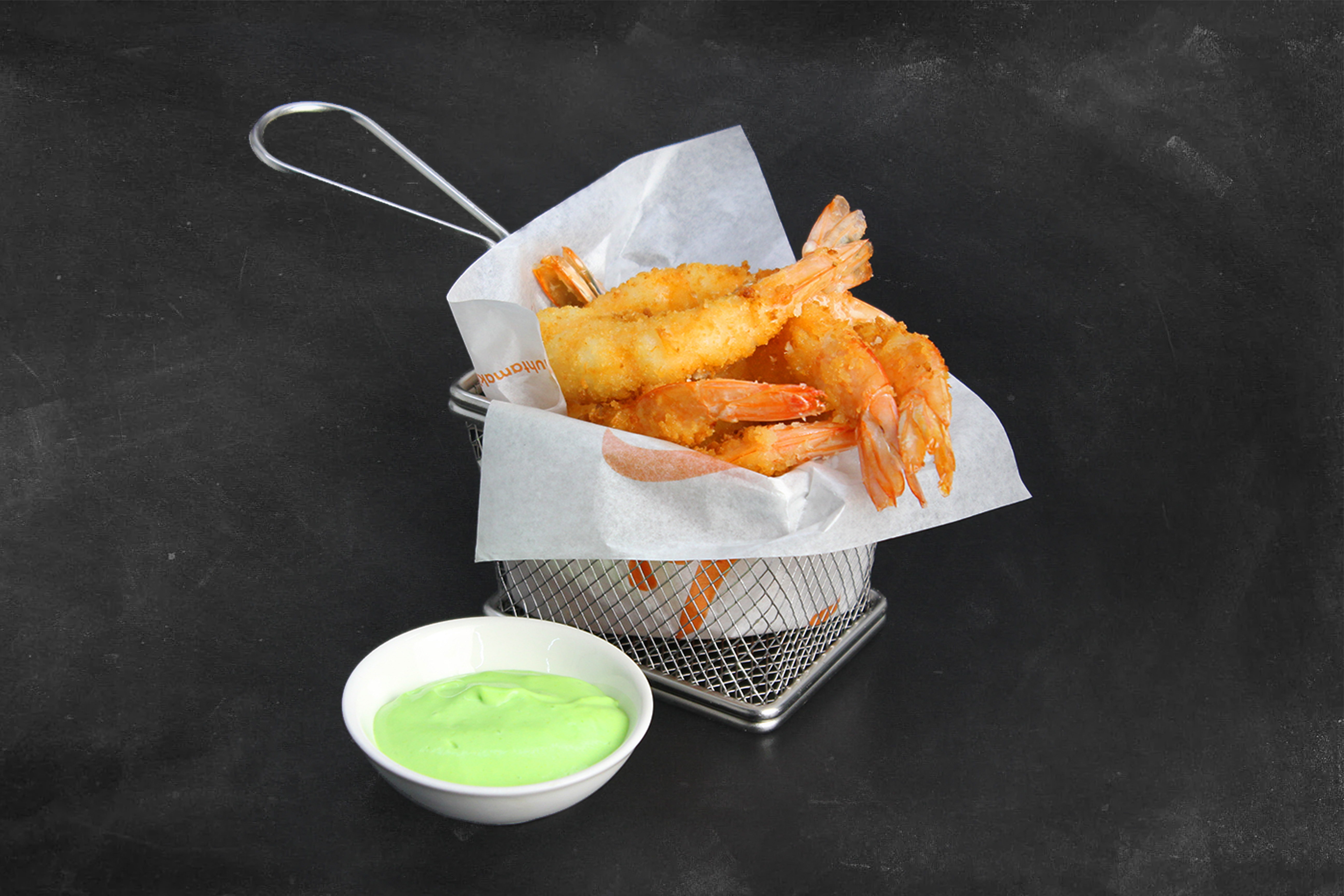 КРЕВЕТКИ ПАНКО С СОУСОМ С ВАССАБИ