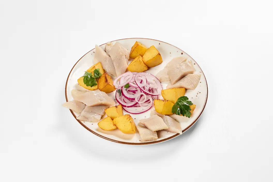 Сельдь с картофелем