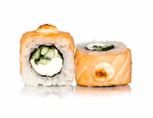 Запечённый ролл Филадельфия