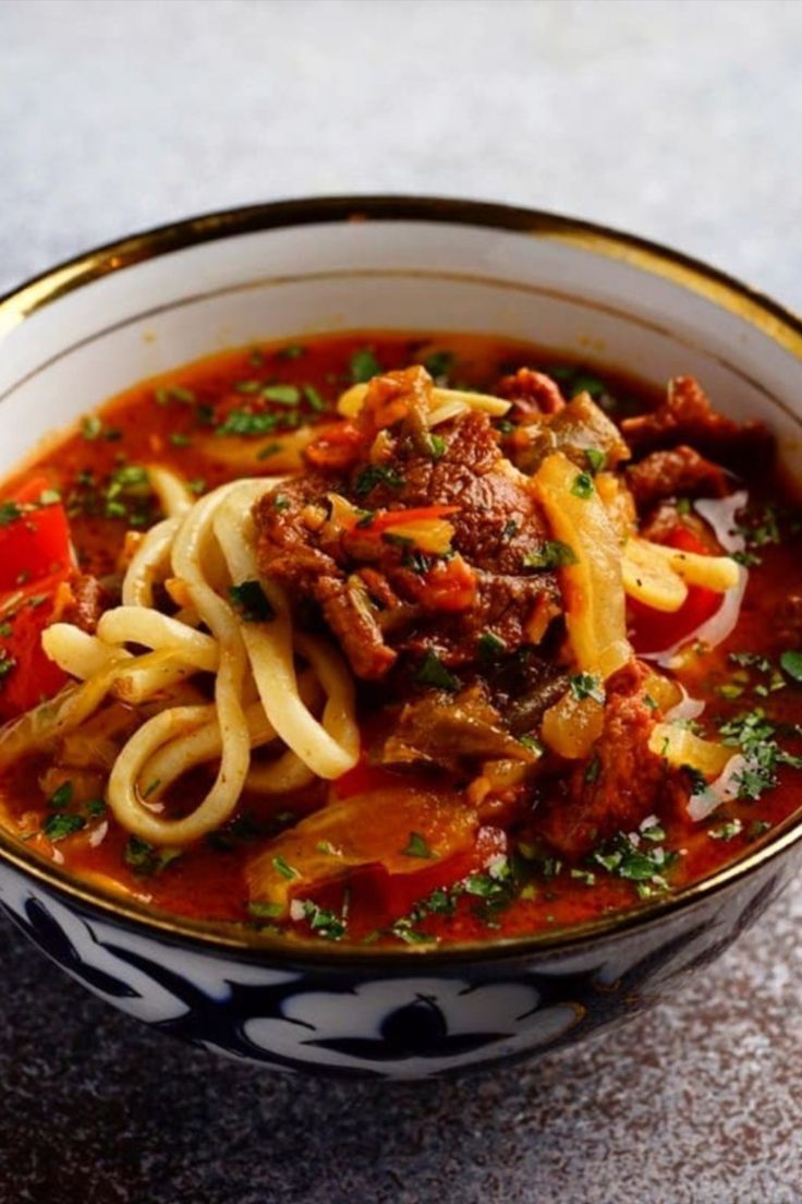 Лагман жидкий.