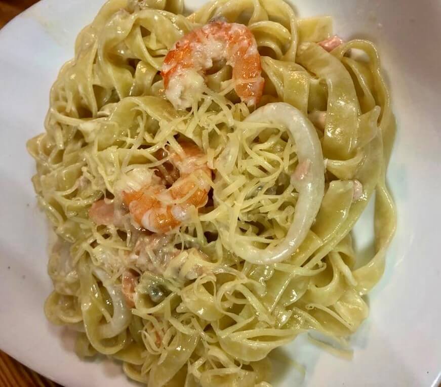 Паста с морепродуктами 340гр