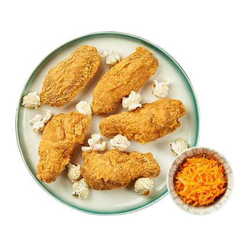 Крылья Фрайд мини с морковью по корейски