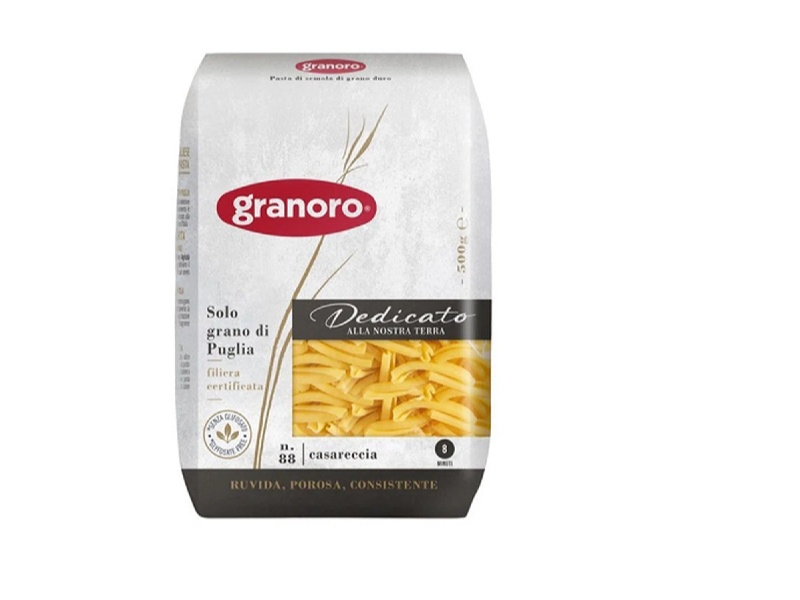 Паста GranOro Dedicato №88 Казаречче, Solo Grano di Puglia, 500 г