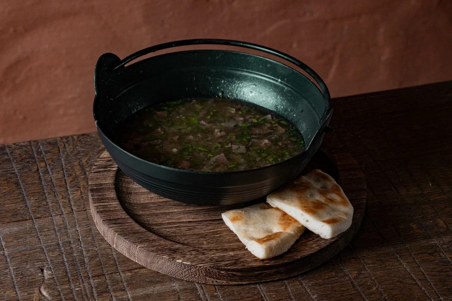 Шурпе с пшённой крупой