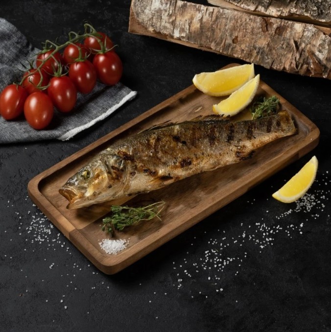 Сибас на гриле