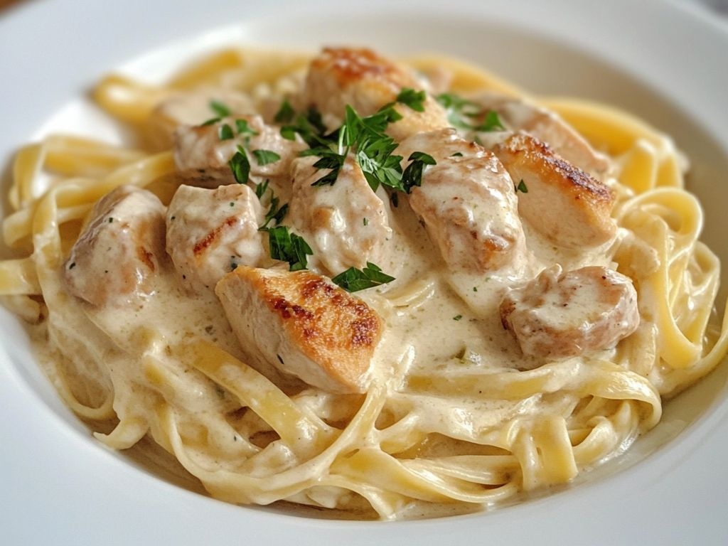 Паста «Курица с Грибами»