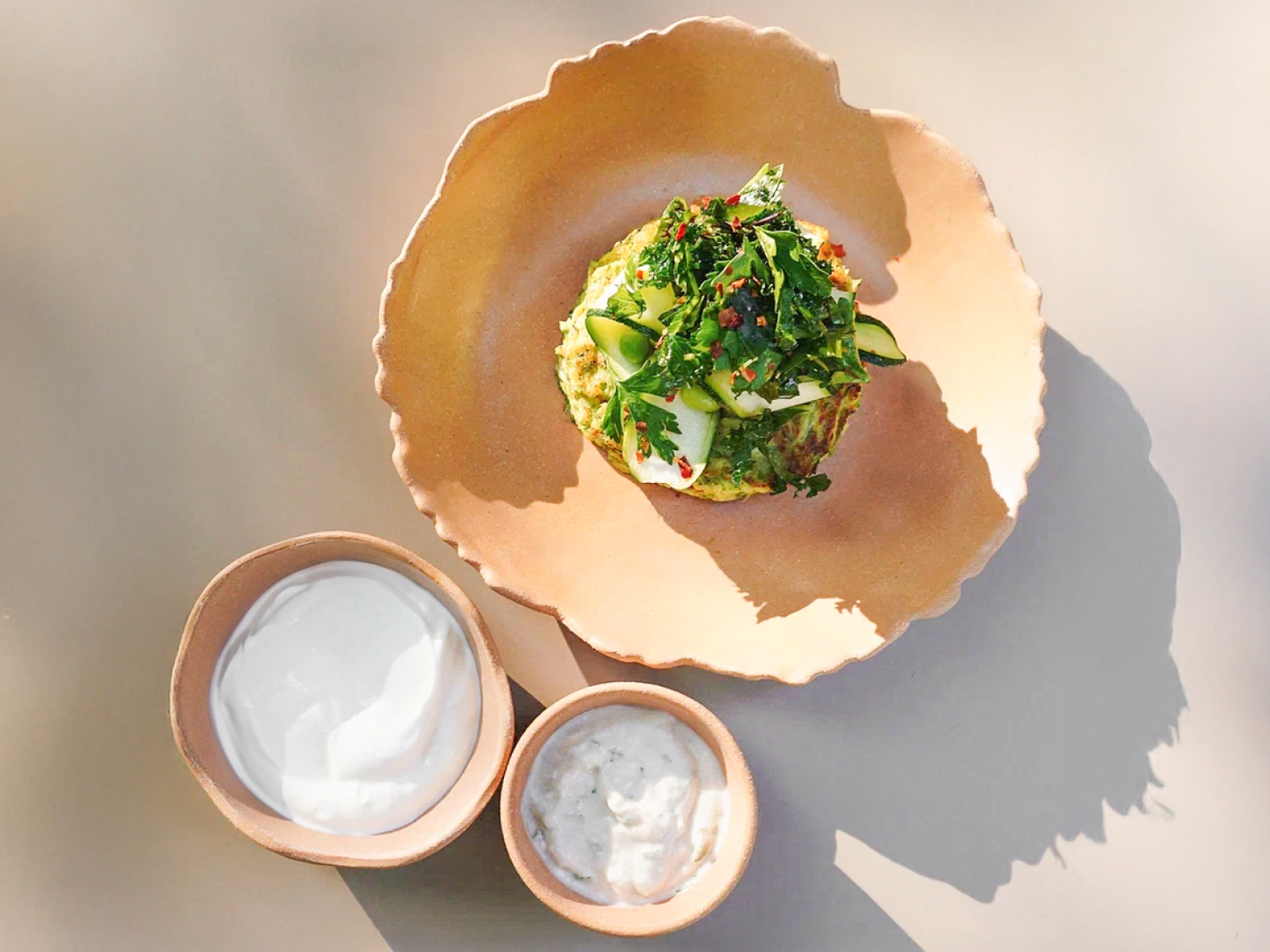 Оладьи с цукини