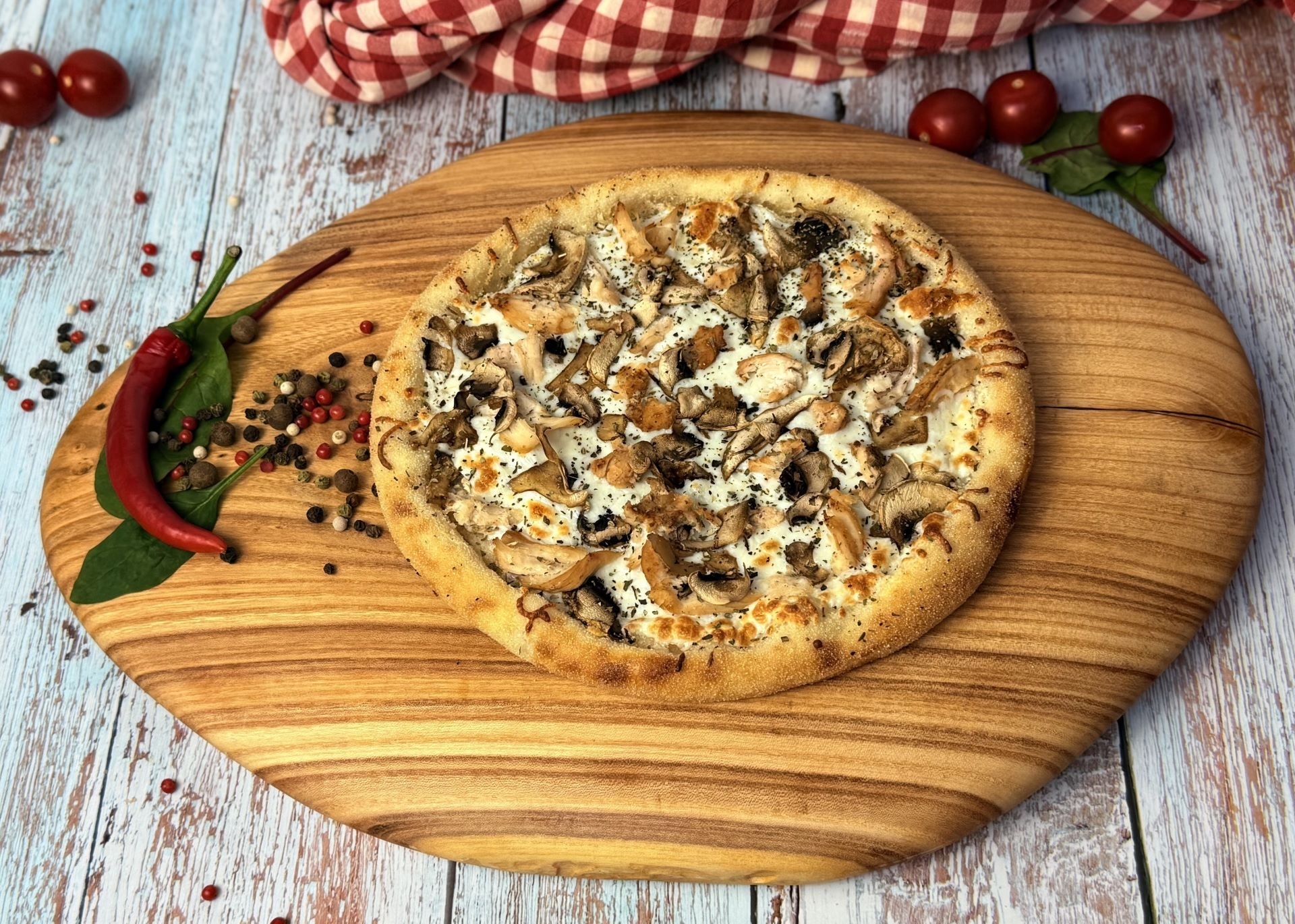 Фокачча сливочный цыпленок