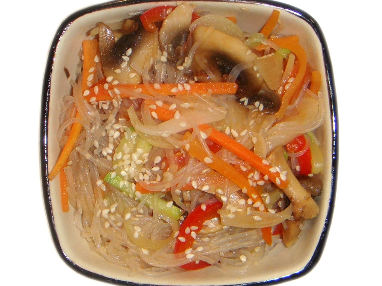 Фунчоза с овощами