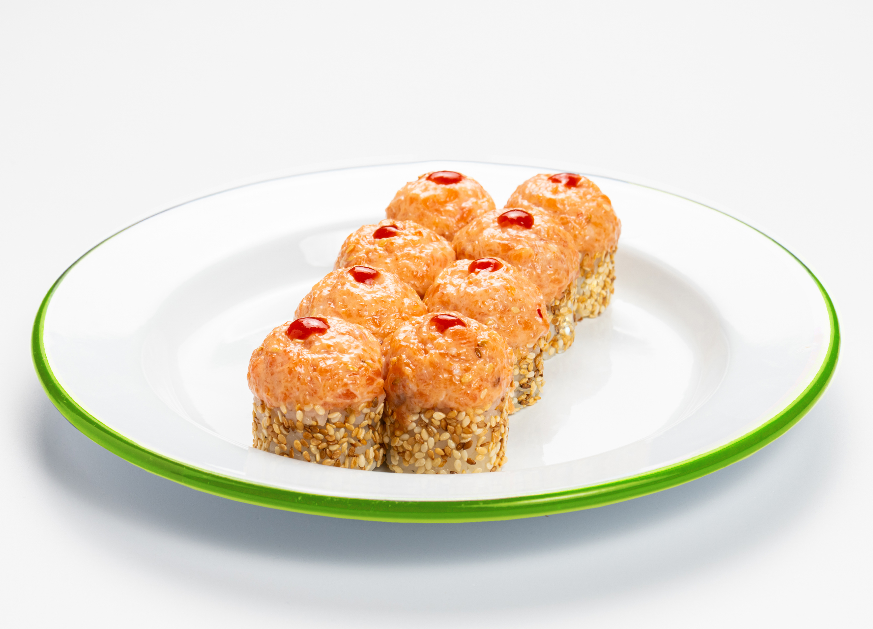 Ролл острый с лососем